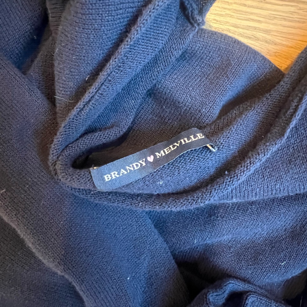 BRANDY OFF SHOULDER CROPPED SWEATER